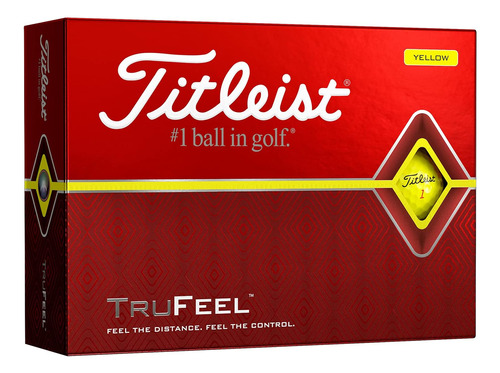 Pelotas Golf Bolas Titleist Trufeel Ultra Suave Amarillo