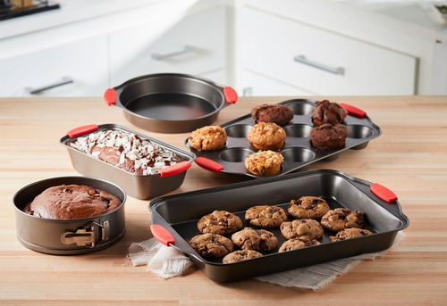 Imagen 2 de 10 de Set De Moldes Para Horno X5 - Maestro De Cocina