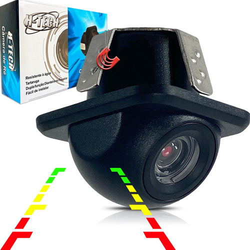 Imagem 1 de 8 de Câmera De Ré Tartaruga Universal H-tech Ht-cr200