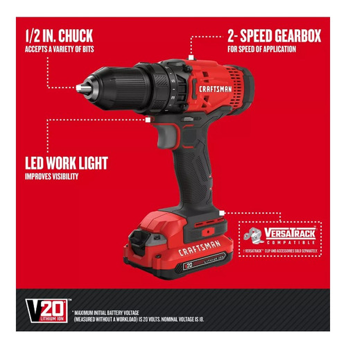 Craftsman Taladro Y Atornilladro De Impacto Inalambricos