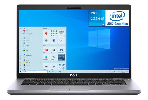Laptop Dell Latitude 5410 Core I5 8gb 256gb Plateado (Reacondicionado)