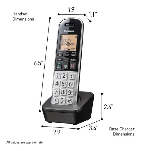 Inalámbrico Kx-tgb810s Dect 6.0 1.6 Lcd