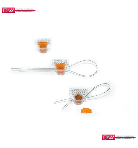 Imagen 4 de 10 de Precinto Plastico Policarbonato Maxima Seg Auto Seal X500 Dw