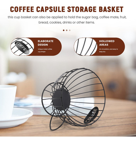 Cesta De Almacenamiento De Cápsulas De Café Cesta Para Tazas