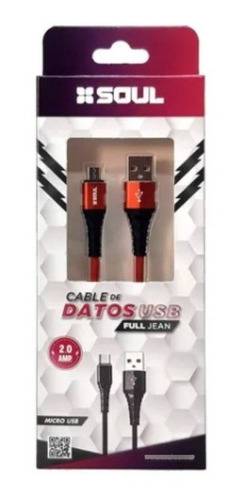Imagen 2 de 4 de Cable Full Jean Para iPhone 6 7 8 X Xr Xs Xs Max 7 8 Plus