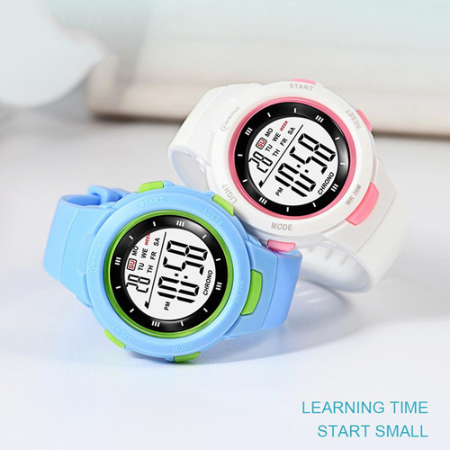 3 Reloj Digital Para Niños Reloj De Pulsera Para Azul Claro