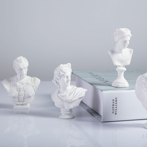 6 Mini De La Mitología Griego Resina Busto Estatua