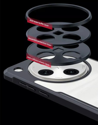Funda Case Acrílico Pc Transparente Para Oppo Find X8 Pro