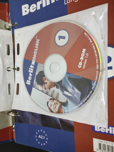 Carpeta Berlitz English Sesion 2 Escrita Con Cd's Y Dvd's (Usado)