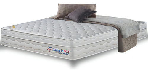 Colchão Queen Pocket Cama Inbox Wonderful 158x188x32 Cor Branco