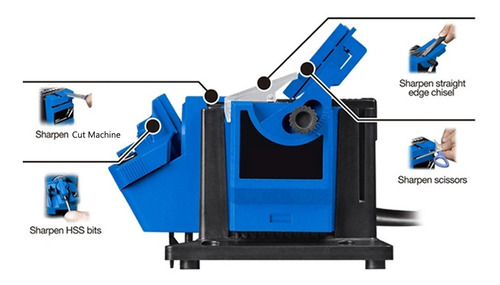Imagen 8 de 10 de Grinder Eléctrico Multifunción Afilador Multifunción 220-240