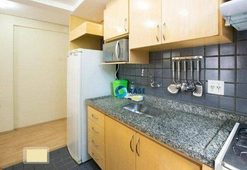 Flat Com 1 Dormitório Para Alugar, 55 M² Por R$ 3.000,00 - Moema - São Paulo/sp - Fl0120