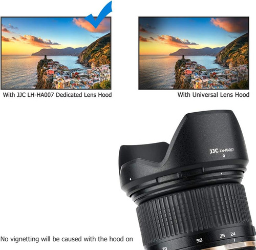 Jjc Shade De La Campana De Lente Reversible Para Tamron Sp O