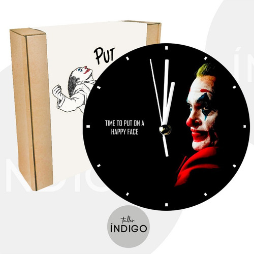 Reloj Vidrio Templado Joker + Empaque Personalizado