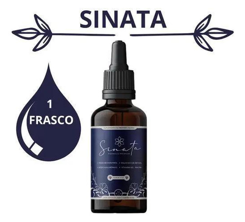 Sinata Gotas Suplemento Líquido Em Conta Gotas - 30 Ml