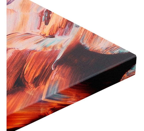 Cuadro Pintura Pinceladas Abstractas Arte 40x60