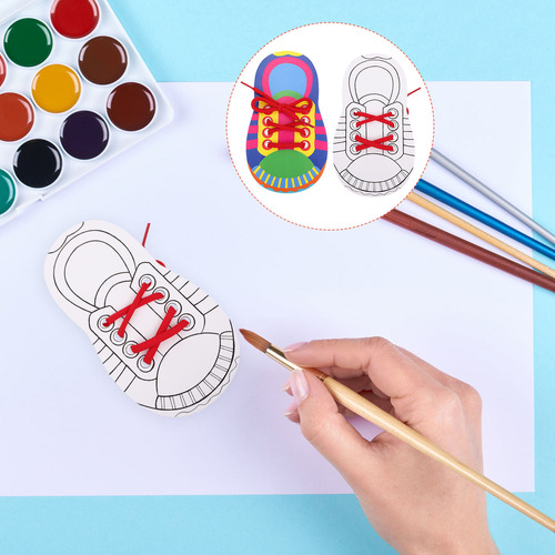 Juguete Para Enhebrar Cordones Para Atar Zapatos, Tabla De E
