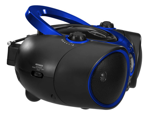 Reproductor De Cd Jensen Cd-490, Portátil, Radio Am/fm, Azul