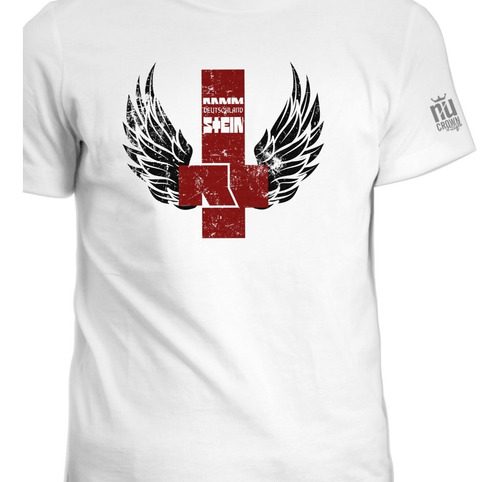 Camiseta Estampada Rammstein Símbolo Metal Banda Hombreink