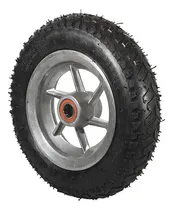 Comprar Roda Alumínio Aro 8'' + Pneu 3,50-8 + Câmara Ar Carrinho Mão
