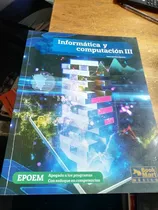 Comprar Informática Y Computación Tres Pablo Sánchez Sánchez
