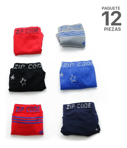 12 Pz Boxer Niño Mayoreo Niña Microfibra Calzon Infantil