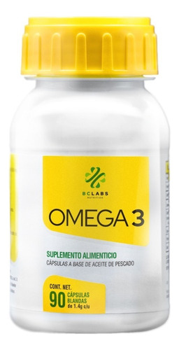 Suplemento En Cápsula Bc Labs  Omega 3 En Bote 90 Un