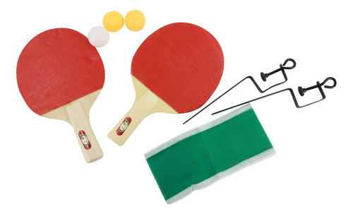 Paleta De Ping Pong Con Red Y Soporte