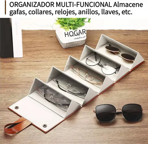 Bolso Organizador Gafas Lentes Viaje Almacenamiento Plegable