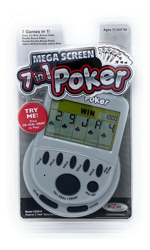 Reczone Mega Screen 7 En 1 Juego Electrónico De Póquer