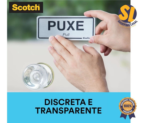 Imagem 3 de 5 de Fita Dupla Face Vhb Transp. 24x2m Quadro Espelho Scotch 3m