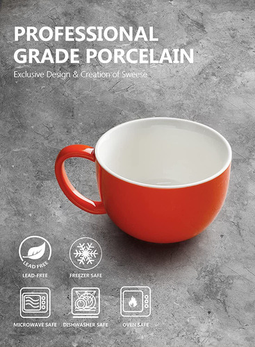 613.406 Taza De Café Tazón De Sopa Gigante De 22 Onz...
