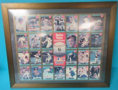 Signed 1992 Donruss Nolan Ryan Coca Cola Cards Career Se Llh