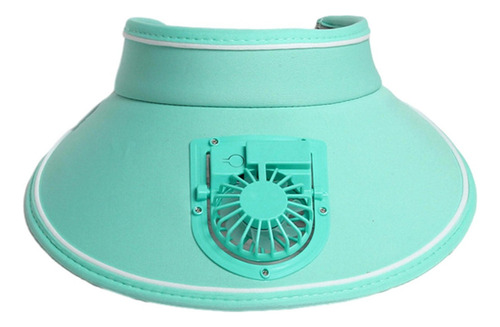 Sombrero Para El Sol Con Ventilador De Carga Usb A La Moda,