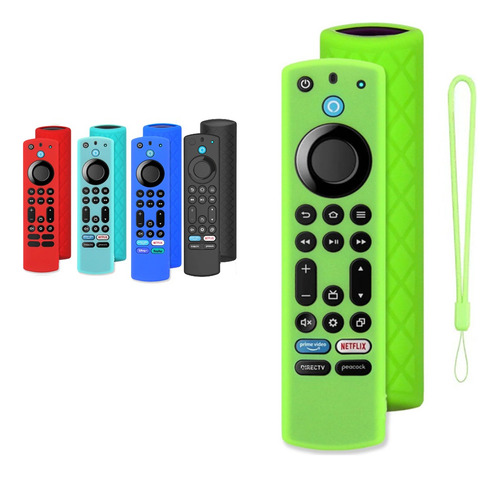 Funda Case Para Amazon Fire Tv Stick 2nd 2023 Control Remoto Verde Lima