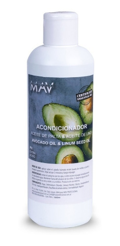 Acondicionador Aceite De Palta Y Lino 1000ml Mav