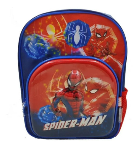 Mochila Escolar Espalda 12 Spiderman Niños 31216