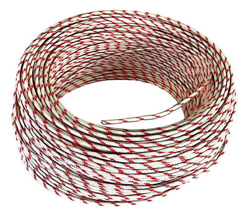 Cabo Híbrido Alta Temperatura 1,5mm Fibra Vidro 400°c 20mts