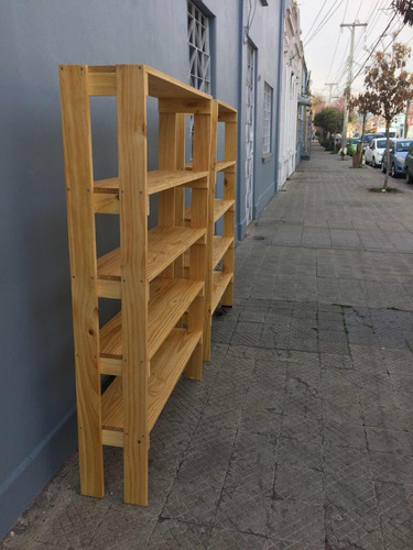 Repisa De Madera Para Bodegas, Taller, Almacén  Sin Barniz