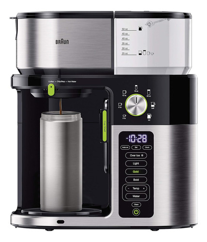 Cafetera Programable Braun Kf9150bk Multiservicio 7 Niveles Negro