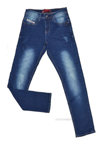 Calça Jeans Masculina Skinny Com Lycra Varias Cores 36 Ao 50