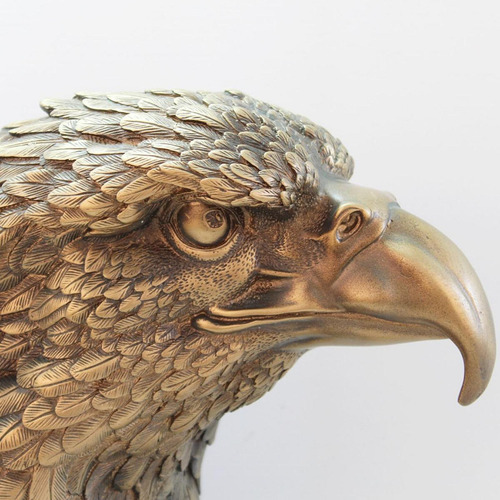 Estatua Decorativa De Cabeza De Águila, Escultura Animal,