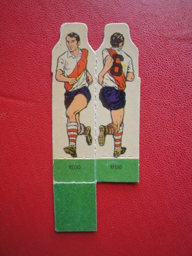 Figuritas Crack 1968 Silueta River Plate 6 Recio