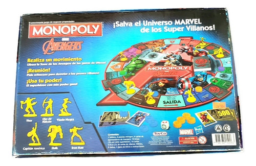 Juego De Mesa Monopoly Avengers Leer (Usado)