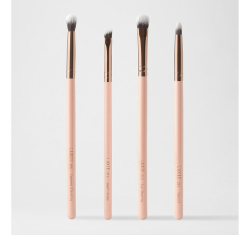 Luxie - Smokey Eye Brush Set-rose Gold Brochas Ojos