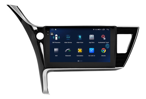 Multimidia Corolla 18/19 9p Proton G3 Android 14 6gb 64gb