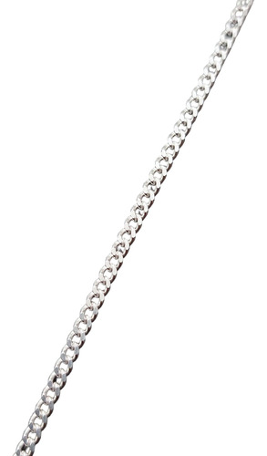 Collar Cadena Grumet 55cm Unisex Plata Ley 925 + Caja Regalo