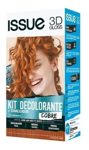 Decolorante Con Tonalizador Issue 3d Gloss  Kit Completo 