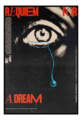 Cuadro Premium Poster 33x48cm Requiem For A Dream