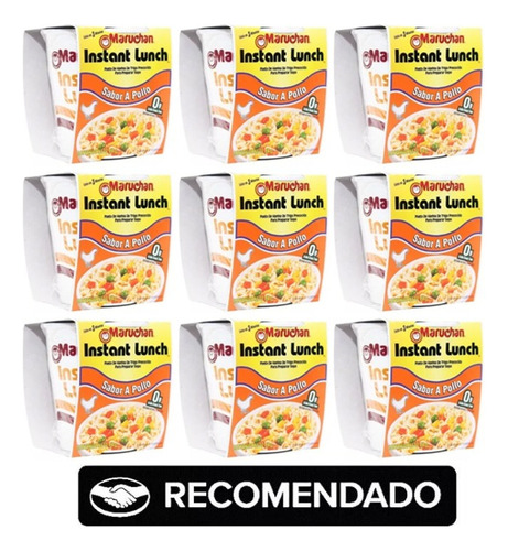 6 Piezas De Maruchan Sabor A Pollo De 64 Grs.